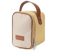 Linkidea Insulated Food Jar Bag, Thermal Snack Bag, Lunch Cooler Bags for Food Jar, Suitable for Office Work, Outdoor Picnics, Compatible with Thermos 16 oz, Bidakid, Serlium, Blockhutte (Khaki)