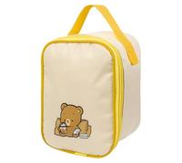 Linkidea Insulated Food Jar Bag, Thermal Snack Container, Portable Storage Pouch for Can, Suitable for Office Work, Outdoor Picnics, Compatible with Thermos, Hydro Flask, Hydrapeak (Yellow)