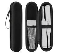 Linkidea Large Electric Toothbrush and Toothpaste Travel Case, Hard Shell Dual Powered Brushes Bag with Toothpaste Storage, Compatible with Oral-B, Spinbrush Pro, Philips Sonicare