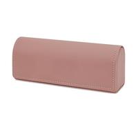 Linkidea Oversized Sunglasses Case, Large Frame Glasses Case for Sunglass, Eyeglasses Travel Bag Compatible with Persol Rectangle/Aviator RayBan Caravan Reverse Square (Light Red)