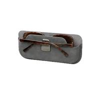 Linkidea Oversized Sunglasses Holder for Car Dashboard, Self-Adhesive Auto Eyeglass Storage Case, Plush Lined Eyewear Storage with Scratch Protection Compatible with Rayban Aviator Max/New Wayfarer