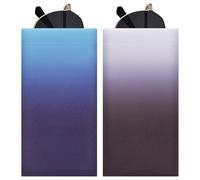 Linkidea Oversized Sunglasses Pouch, Large Frame Glasses Pouch for Sunglass, Eyeglasses Travel Bag Compatible with RayBan Jackie Ohh II Butterfly/Old Aviator/more, 2 Pack