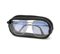 Linkidea Oversized Sunglasses Pouch, Large Frame Glasses Pouch for Sunglass, Eyeglasses Travel Bag Compatible with Rayban Aviator Large Metal/Rectangle/Jackie Ohh II Butterfly