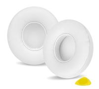 Linkidea Replacement Ear Pads for Beats Solo 4 Wireless On-Ear Headphones, Ear Cushions (Protein Leather/White)