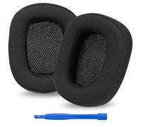 Linkidea Replacement Ear Pads for Logitech G433, G533, G633, G635, G933, G935 Headphones Ear Cushions, Headset Earpads (Mesh Fabric/Black)