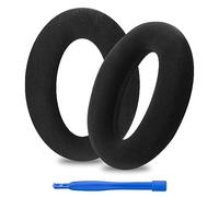 Linkidea Replacement Ear Pads for Sennheiser HD 515/518/ 555/595/ 598/ 598SE/ 560s/ 380/559/ 569/ PC350/ PC360/ Game one/ HMEC250 Headphones Ear Cushions (Velour/Black)
