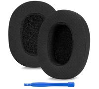 Linkidea Replacement Ear Pads for Skullcandy Crusher Wireless/Crusher Evo/Crusher ANC, Hesh 3/ Hesh EVO/Hesh ANC Headphones, Headset Earpads (Mesh Fabric/Black)