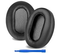 Replacement Ear Pads for SONY MDR-1AM2, MDR-1AM2/B Headphones Ear Cushions, Headset Earpads (Protein Leather/Black)