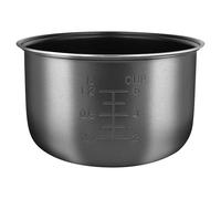 Linkidea Rice Cooker Inner Pot Replacement, 304 Stainless Steel Pressure Cooker Pot, Dishwasher Safe Replacement Inner Bowl Compatible with Zojirushi NS-ZCC10 1 L, NP-HCC10XH 5-1/2 Cups