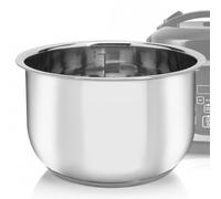 Linkidea Rice Cooker Stainless Steel Inner Pot Compatible with Aroma ARC-914SBDS, Dishwasher Safe, No Coating Replacement Bowl