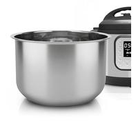 Linkidea Rice Cooker Stainless Steel Inner Pot Compatible with Instant Pot Duo 7-in-1, Dishwasher Safe, No Coating Replacement Bowl