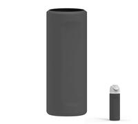 Linkidea Silicone Water Bottle Sleeve Compatible with Owala FreeSip 24oz, Anti-Slip Protector Waterbottle Boot, Bottle Bumper Cover, Gray