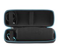 Linkidea Speaker Carrying Case Compatible with JBL Flip 7/6/ 5/4/ 3 Speaker, Replacement Hard Shell Protective Travel Bag with Cable, Charger Storage, Shockproof (Black)