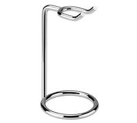 Linkidea Stainless Steel Safety Razor Stand, Small Shaving Stand for Double Edge Razors with Handle Length Under 3.5", Compatible with Vikings Blade Chieftain, Odin (Silver/Polished Chrome)