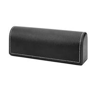 Linkidea Sunglasses Case, Large Frame Glasses Case for Sunglass, Eyeglasses Travel Bag Compatible with Persol Rectangle/Aviator RayBan Caravan Reverse Square/Rectangular (Black)