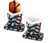 Linkidea Sunglasses Desk Holder Stand Compatible with Extra Large Glasses, 2 Pack Oversized Glasses Holder Sunglass Display Stand Plush Lined, Sun Glasses Storage