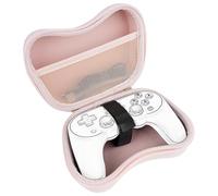 Linkidea Travel Controller Case Compatible with 8BitDo Pro 2, Ultimate Bluetooth, Protective Hard Shell Storage Bag (Pink)