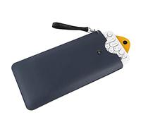 Linkidea Vegan Leather Keyboard Cover Sleeve Case Compatible with Logitech Pebble Keys 2 K380s / K380 / Keys-to-GO 2 (Dark Blue)