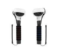 Linkidea VR Handle Attachment Compatible with Meta Quest 2 or Rift S Controllers, VR Gorilla Tag Long Arms Dual Handles Extension Grips, for Most VR Games (1 Pair)