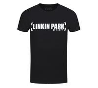 Rock Off Trade Unisex T-Shirt – Linkin Park Bracket Logo – Black – Large