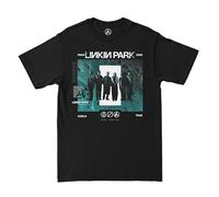 Linkin Park from Zero Official Merch Teal Photo T-Shirt, Black, L