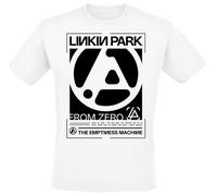 Linkin Park From Zero The Emptiness Block T-Shirt white XL