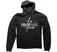 Linkin Park Hoodie Smoke Band Logo Official Mens Black Pullover M