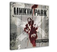 Linkin Park Hybrid Theory Album Poster Canvas Poster Wall Art Decor Print Picture Paintings for Living Room Bedroom Decoration 12x12inch(30x30cm)