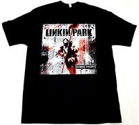 Linkin Park Hybrid Theory T-Shirt Adult Men's Black Tee New. Black S