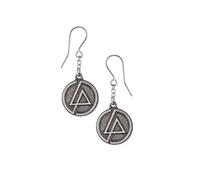 Linkin Park Logo Earrings silver coloured Onesize