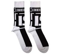Linkin Park Men's Bracket Logo Ankle Socks in Black | Size: 4-7 Linkin Park Black 4-7