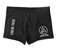 Linkin Park Men's Concentric Logo Boxer Shorts in Black | Size: Small Linkin Park Black S