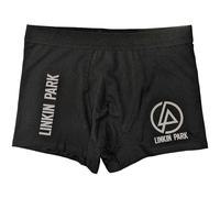 Linkin Park Men's Concentric Logo Boxer Shorts in Black | Size: XL Linkin Park Black XL