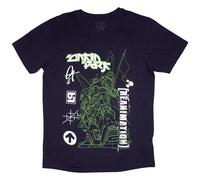 Linkin Park Men's Reanimation Robot Sketch T-Shirt in Navy | Size: Small Linkin Park Navy S