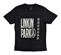 Linkin Park Men's Shift Cotton T-Shirt in Black | Size: Medium Linkin Park Black M