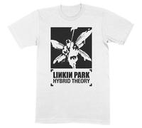 Linkin Park Men's Soldier Hybrid Theory Cotton T-Shirt in White | Size: Small Linkin Park White S