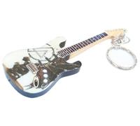 Linkin Park Meteora Guitar Keyring, black / white, 10 cm