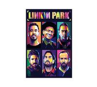 Linkin Park Poster Retro Poster 16 Canvas Poster Wall Art Decor Print Picture Paintings for Living Room Bedroom Decoration Unframe-style 16x24inch(40x60cm)