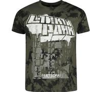 Linkin Park Spray Collage T-Shirt green M
