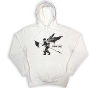 Linkin Park Street Soldier Drips Flag Logo Winged Soldier White Cotton Polyester Hoodie M