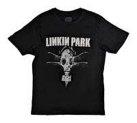 Linkin Park T Shirt Gas Mask Band Logo Official Unisex Black L