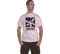 Linkin Park T Shirt Soldier Hybrid Theory Band Logo Official Unisex White Small