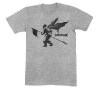 Linkin Park Rock Off Officially Licensed Products Street Soldier Grey T Shirt, Grey, M