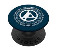 Linkin Park White Globe Text Logo PopSockets Adhesive PopGrip