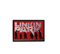 Linkin Park White Red Patch Badge Embroidered Iron on Applique Souvenir Accessory