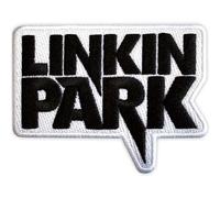 Linkin Park Woven Logo Iron On Patch (One Size) (Black/White)