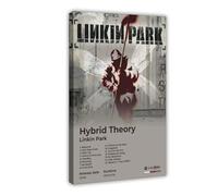 Linkin Poster LK Park Vintage Rock Band Music Album Hybrid Theory Cover Tracklist Fans Gift Room Decor Canvas Poster Wall Art Decor Print Picture Paintings for Living Room Bedroom Decoration 08x12inch