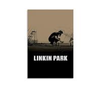 Linkin Poster Park Music Rock Band Vintage Music Posters for Room Aesthetic Canvas Wall Art Bedroom Decor12x18inch(30x45cm)