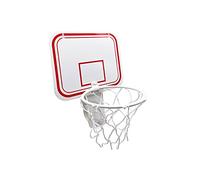 Linkin Sport Office Basketball Hoop Clip for Trash Can Basketball Game Small Basketball Board Clip for Waste Basket in Restroom Bed Room Bathroom and Office (White, 6.3" x 7.9")