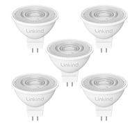 Linkind 12 V LED Spotlight GU5.3 Bulb 3.4 W = 35 W, Neutral White 4000 K, 360 lm Low Voltage 12 V MR16 LED Light Bulb with 36° Beam Angle, Not Dimmable, Pack of 5